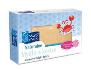 SKARB MATKI Naturalne mydło w kostce dla niemowląt i dzieci 100g
