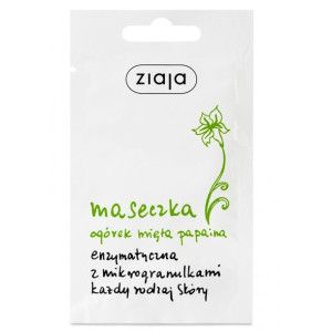 Ziaja Maseczka enzymatyczna z mikrogranulkami Ogórek 7ml