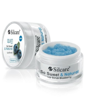 Silcare Quin So Sweet & Natural Lip Scrub peeling do ust Bluberry 15g