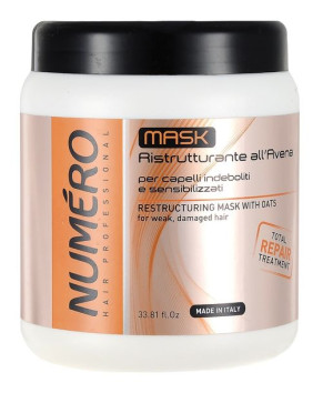 NUMERO Restructuring Mask With Oats restrukturyzująca maska z owsem 1000ml