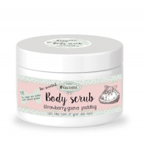Nacomi Body Scrub peeling do ciała Truskawkowy Pudding 200g