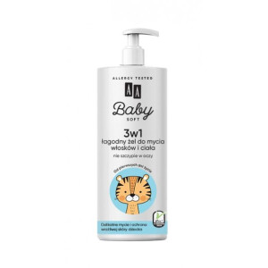 AA Baby Soft 3w1 łagodny żel do mycia włosków i ciała 500ml