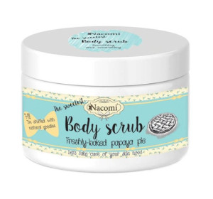 Nacomi Body Scrub peeling do ciała Świeże Ciasto z Papają 200g