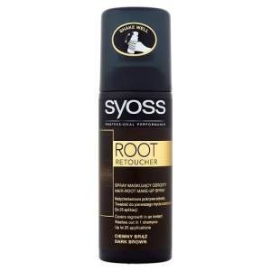 Syoss Root Retouch spray do maskowania odrostów Ciemny Brąz 120ml