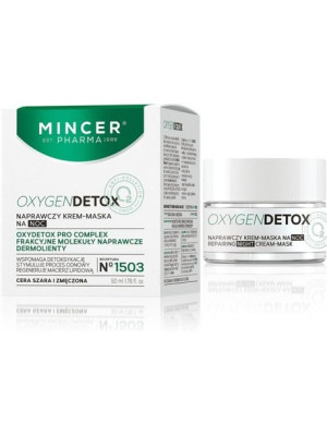 Mincer Pharma Oxygen Detox naprawczy krem-maska na noc No.1503 50ml