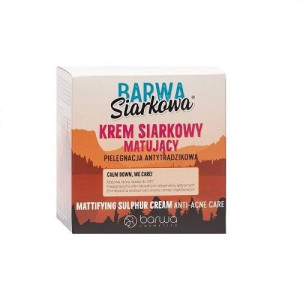 Barwa Siarkowa Sulphuric Mattifying Cream matujący krem siarkowy 50ml