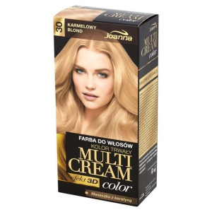 Joanna Multi Cream Color farba do włosów 30 Karmelowy Blond