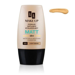 AA Make Up Matt podkład matująco wygładzający 103 Light Beige 30ml