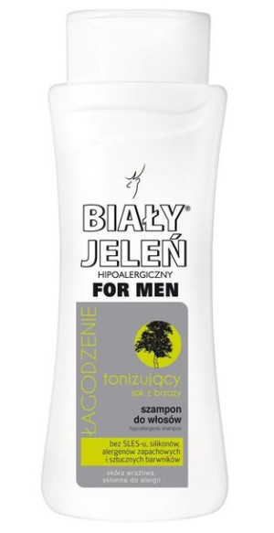 Biały Jeleń Men szampon do włosów z sokiem z brzozy 300ml
