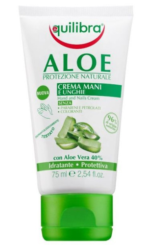 Equilibra Aloe Hand & Nail Cream aloesowy krem do rąk i paznokci 75ml