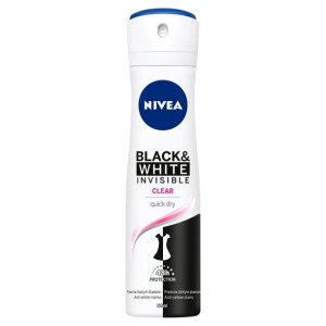 Nivea Black&White Invisible Clear antyperspirant spray 150ml