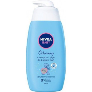 Nivea Baby ochronny szampon i płyn do kąpieli dla dzieci 2w1 500ml