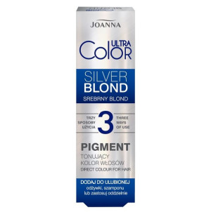 Joanna Ultra Color Pigment tonujący kolor włosów Srebrny Blond 100ml