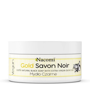 Nacomi Gold Savon Noir złote czarne mydło z oliwą z oliwek 125g