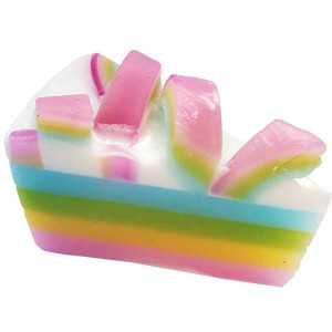 Bomb Cosmetics Raspberry Rainbow Soap Cake mydło glicerynowe 140g