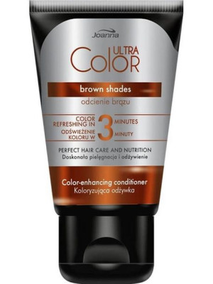 Joanna Ultra Color koloryzująca odżywka odcienie brązu 100g
