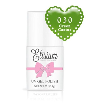 Elisium UV Gel Polish lakier hybrydowy do paznokci 030 Green Cactus 9g