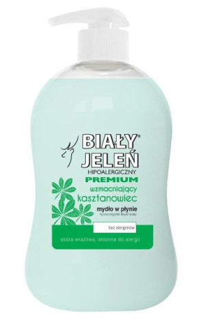 Biały Jeleń Hipoalergiczne mydło w płynie z ekstraktem z kasztanowca 500ml