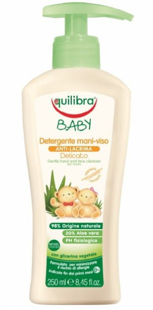 Equilibra Baby delikatny płyn do mycia rąk i twarzy dla dzieci 250ml