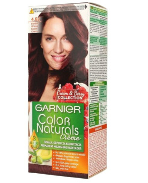 Garnier Color Naturals Creme krem koloryzujący do włosów 4.62 Słodka Wiśnia