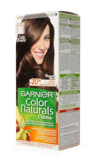 Garnier Color Naturals Creme krem koloryzujący do włosów 5.12 Zimny Brąz