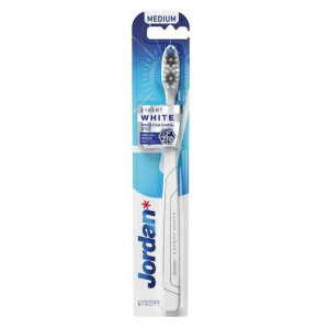 Jordan Expert White szczoteczka do zębów Średnia 1szt.
