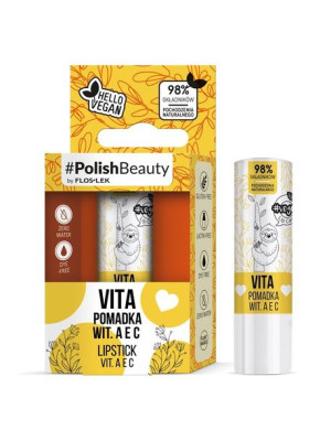 Floslek Vege Lip Care Vita wegańska pomadka do ust Witaminy A E C 4.1g