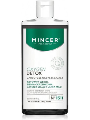 Mincer Pharma Oxygen Detox Carbo-Gel lotion oczyszczający No.1511 250ml