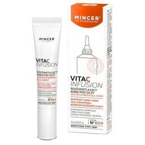 Mincer Pharma Vita C Infusion rozświetlający krem pod oczy No.604 15ml