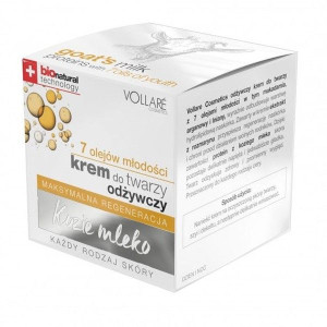 Vollare Kozie Mleko krem do twarzy odżywczy 7 olejów młodości 50ml