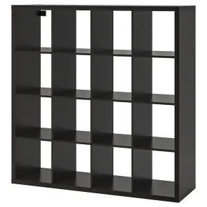 IKEA KALLAX Regał czarnobrąz 147x147 cm