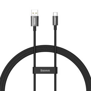 Kabel Baseus Superior Series USB/USB-C 65W 1m (czarny)