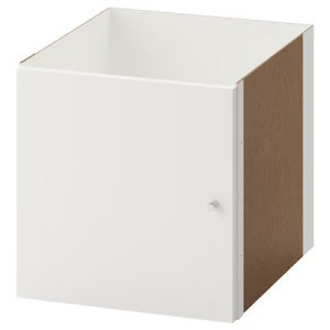 IKEA KALLAX Wkład z drzwiami biały 33x33 cm