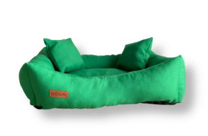 DogStuffs Legowisko Basic dla psa Butelkowa Zieleń 100x75