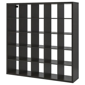 IKEA KALLAX Regał czarnybrąz 182x182 cm
