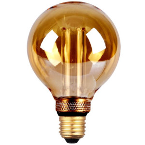 Żarówka LED E27 G95 4W DecoVintage Amber Pillar