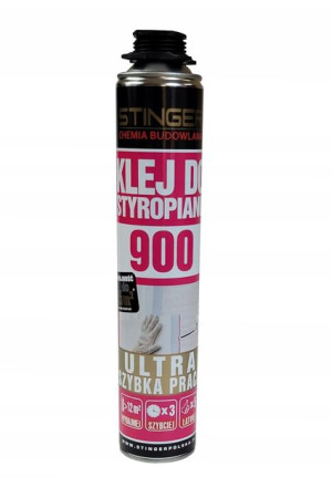 STINGER 900 klej do styropianu 750ml pistoletowy (16979)
