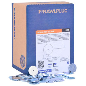 Rawlplug Podkładka Instalacyjna Ocynk 25mm 1000szt