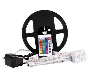 Zestaw Taśma LED RGB 14W Sterownik Zasilacz Polux