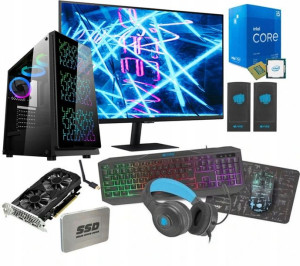 Zestaw Gamingowy I5-11400f 16/480ssd Gtx1650 +32''