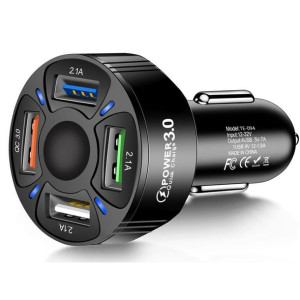 Ładowarka Samochodowa 4X USB QUICK CHARGE 3.0 Szybkie Ładowanie Uniwersalna
