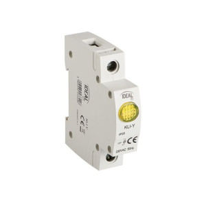 Kontrolka Świetlna LED DIN Żółta 230V IDEAL Kanlux