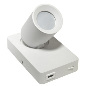 Oprawa Spot Sufitowy Lampa Led Taft Usb Gu10 Biała