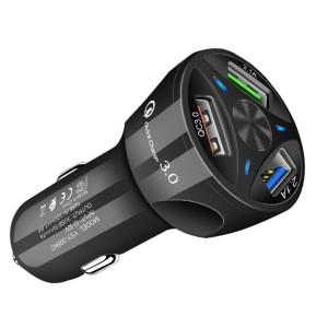 Ładowarka Samochodowa QUICK CHARGE 3.0 3X USB SZYBKIE ŁADOWANIE UNIWERSALNA