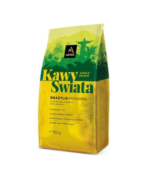 Astra Kawy Świata Brazylia Kawa Palona Ziarnista 100% Arabica