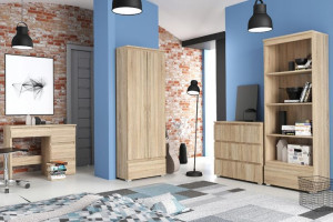 Zestaw Mebli Do Pokoju Młodzieżowego Dziecięcego Neo 03 Dąb Sonoma