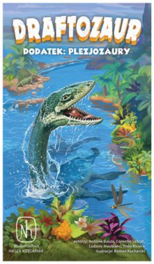 DRAFTOZAUR gra dinozaury PLEZJOZAURY ROZSZERZENIE