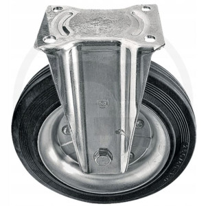 Koło metalowo gumowe z tulejką Gopart 160 mm