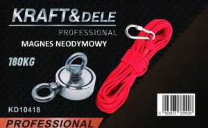 Kraft&dele Magnes Neodymowy Magnes+lina 180kg