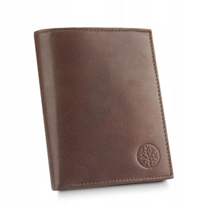Betlewski Portfel męski karty monety skóra pionowy
